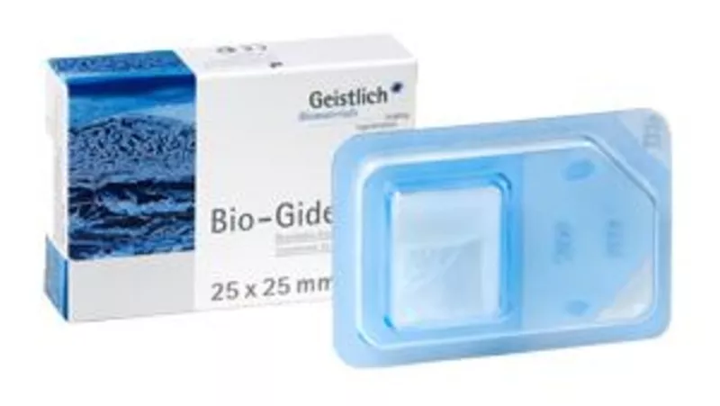 Bio-Gide (Био-Гайд) резорбирующая мембрана,  25х25 мм