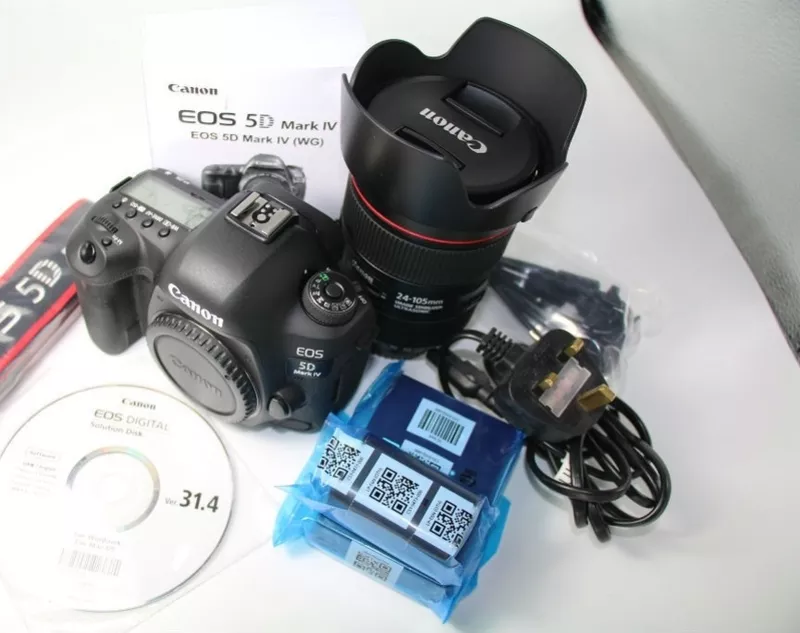 Canon EOS 5D Mark IV Full Frame Digital SLR Camera with EF 24-105mm II