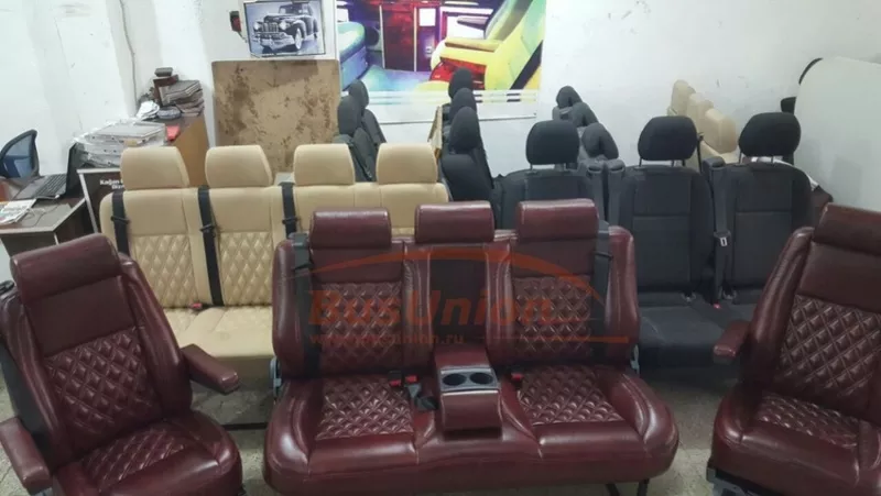 Комфортные сиденья для микроавтобуса устанавливают  в автомобили VIP к